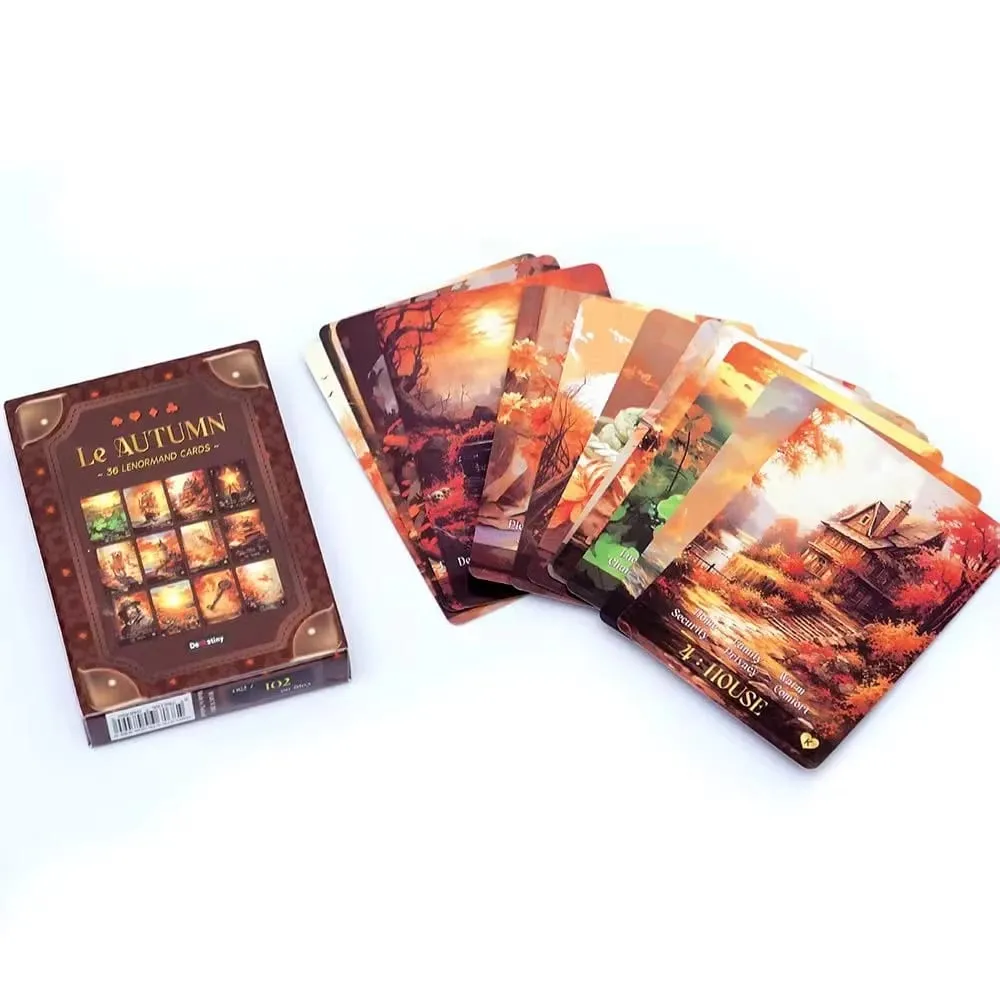 Neues Le Autumn Tarot, 36 Lenormand-Karten, Deck, Brettspiel, Tarot-Karte, lustig, zart, Partyzubehör für Familie, Party, Geschenk — image 6