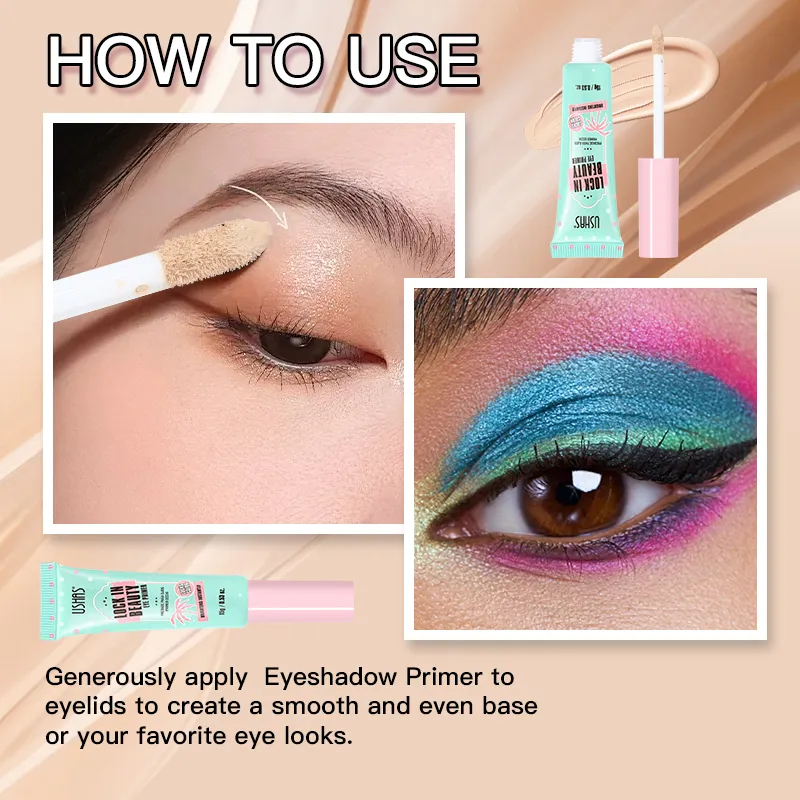 Lock In Beauty szemhéjfesték alapozó Hosszantartó Smudge Proof Brighten Eye Color Smooth Base Invisible Eye Makeup Primer — image 4