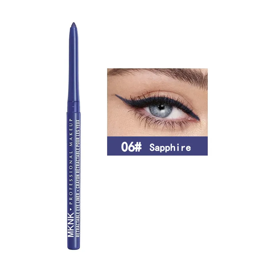 3Pcs Blue Eye Makeup Set 9 Color Matte Glitter Eyeshadow Palette+Blue Mascara+Eyeliner Pencil Waterproof Long Lasting for Party