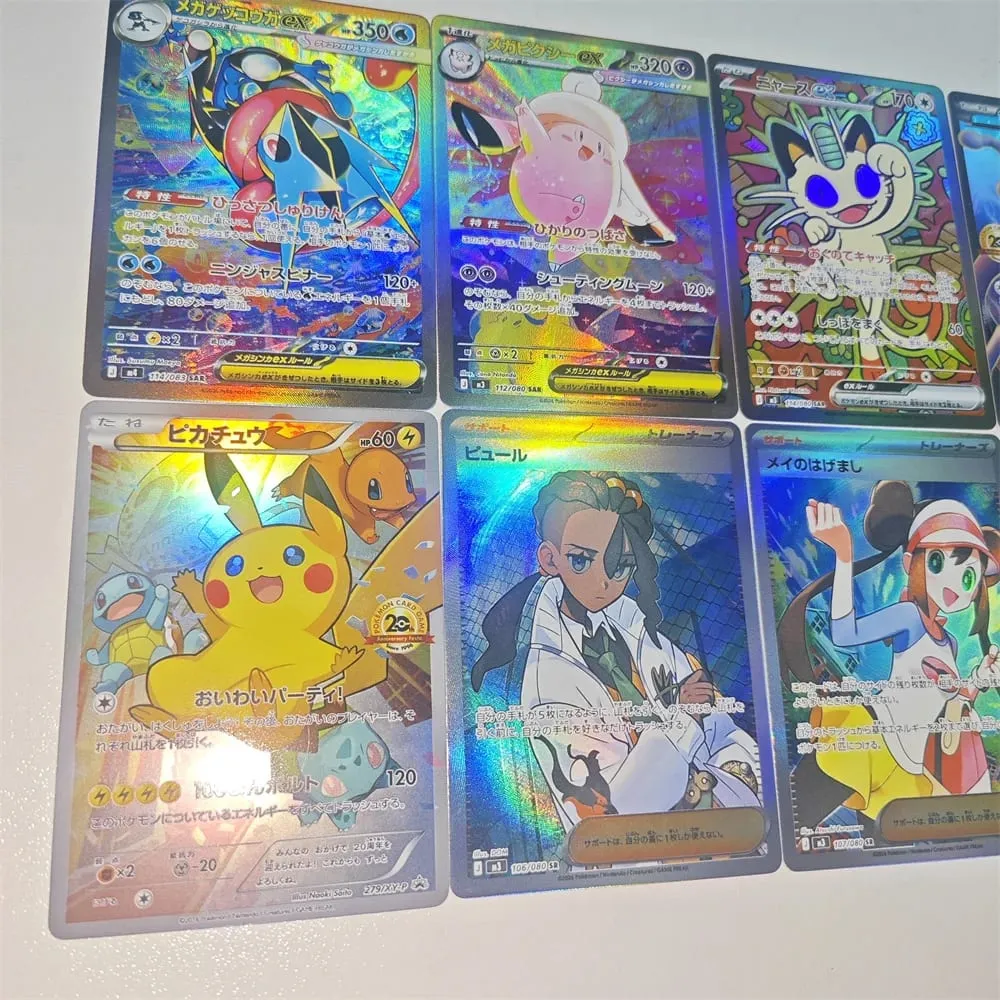 Diy Ptcg Roxie Cards LEGENDS Z-A Game Collection Mewtwo Ex Card Japanese Cartoon Mega Clefairy Greninja Special Art Rare Gift — image 2