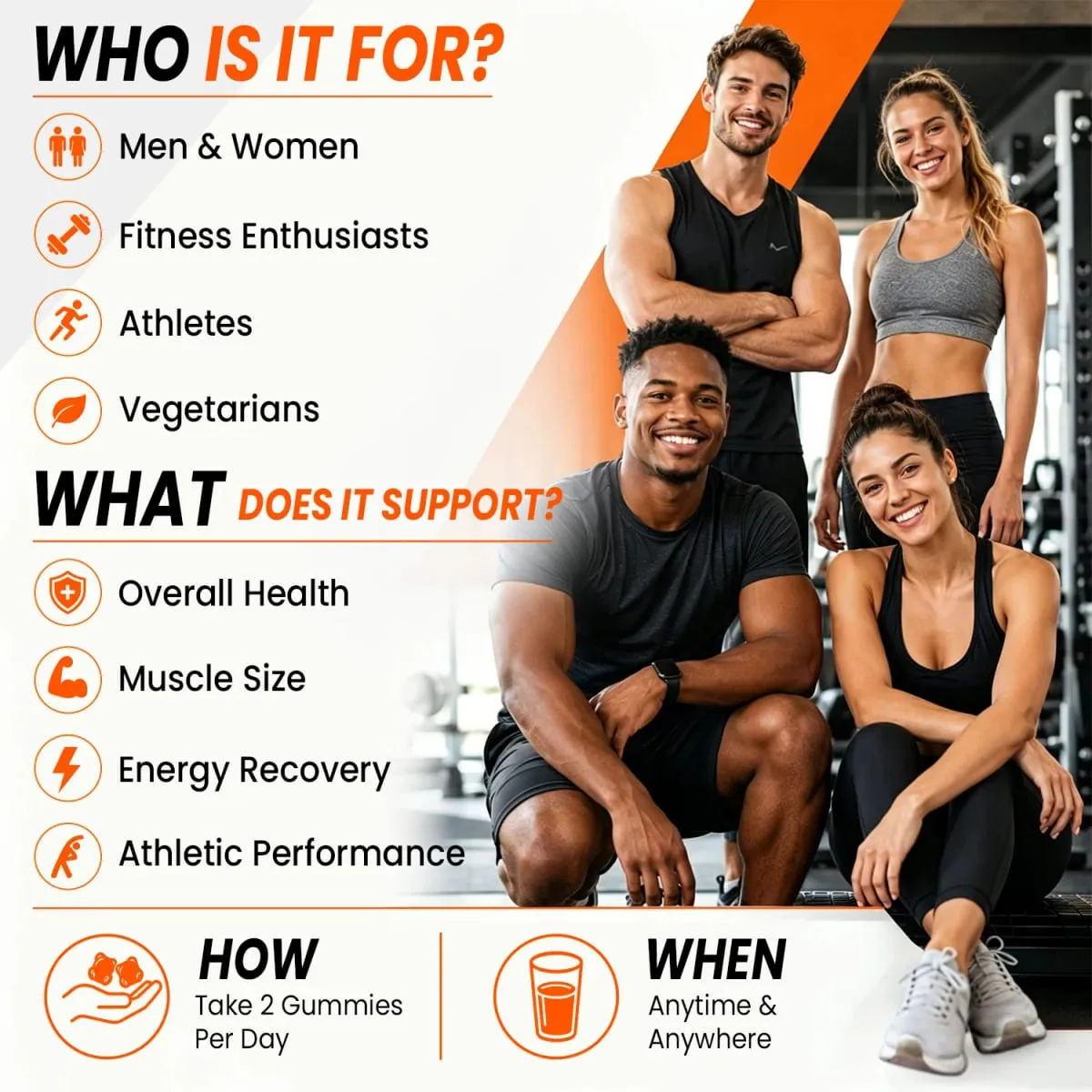 Creatine Monohydrate Gummies 4500mg - Boost Energy Build Muscle Mass and Improve Athletic Performance — image 4