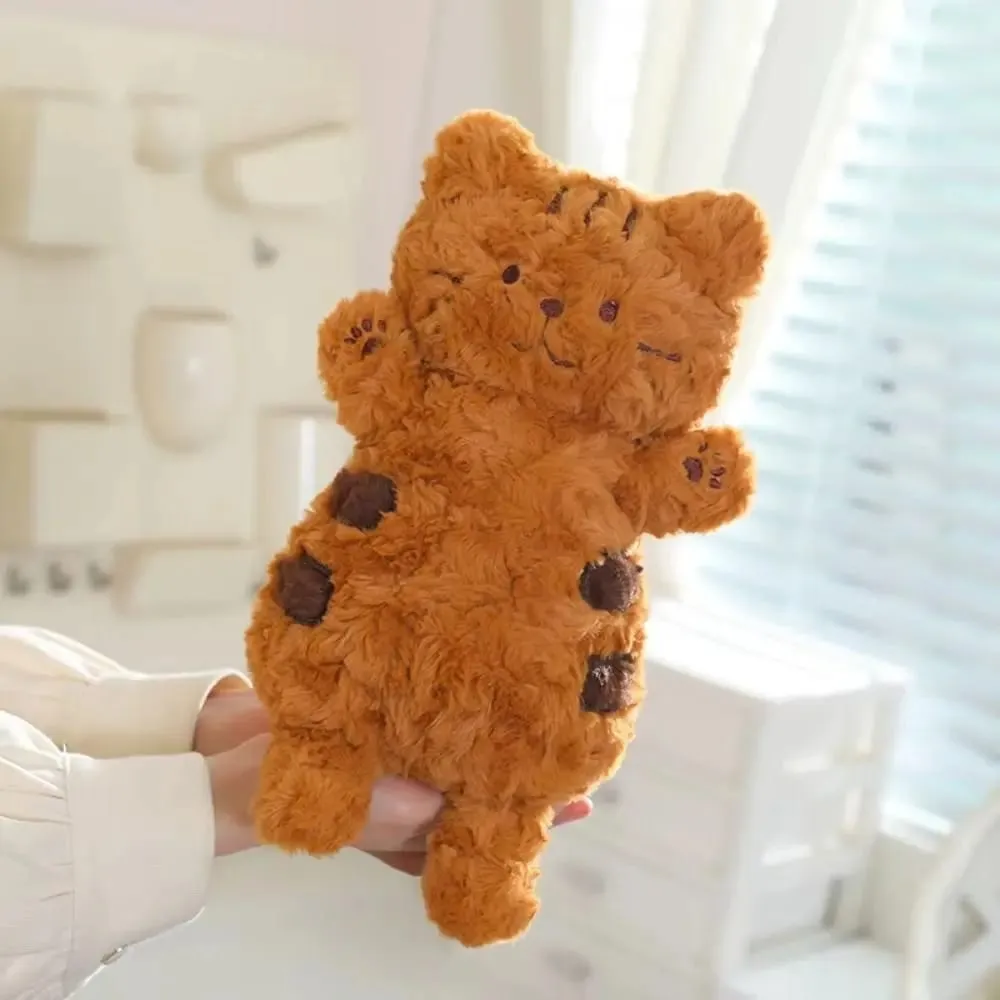 Cute Big Eyes Cat Plush Toy Soft Lifelike Kitten Simulation Black Cat Plush Doll 22cm Lovely Brown Cat Plush Doll Birthday Gift — image 4