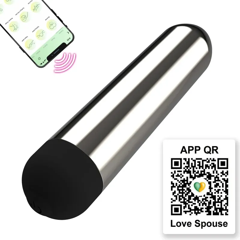強大的子彈振動器 APP 藍牙控制陰蒂 G 點刺激按摩器迷你肛門陰部刺激器女式性玩具 — image 8