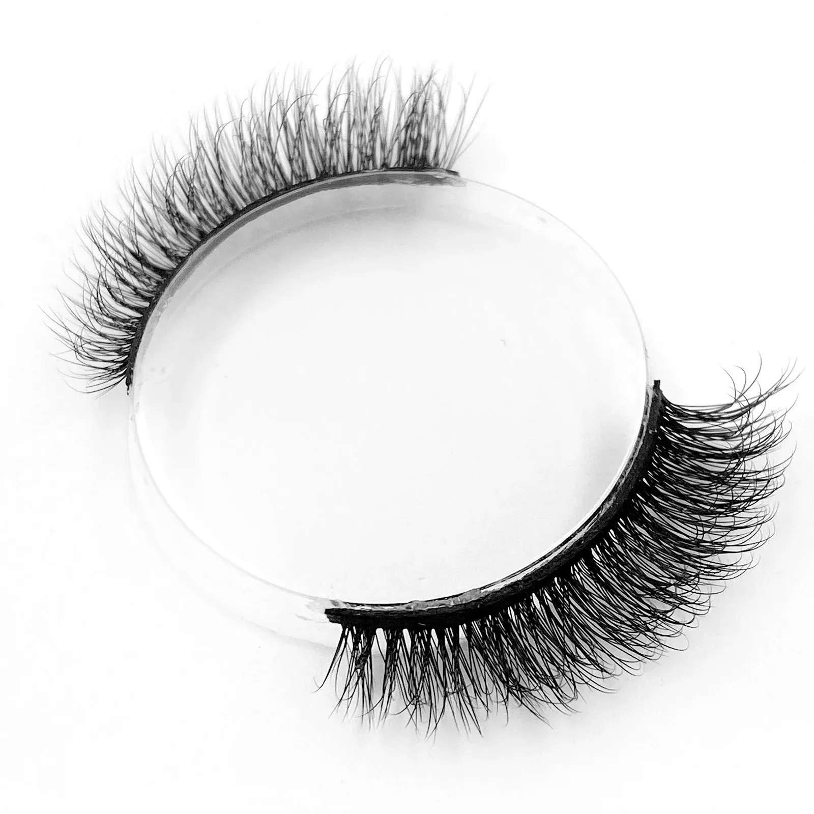 3D Cat Eye Lashes Half Eyelashes 10Pairs Half Lashes Natural Clear Stem False Eyelash Extension Makeup Faux Cils maquiag