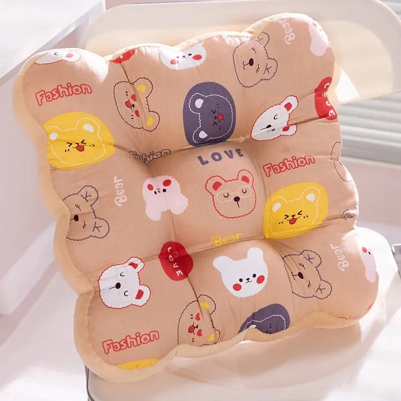 40cm Animal Paradise Car Cute Dinosaur Bear Panda Cushion Cartoon Stuffed Plushies Throw Pillow Car Chair Seat Mats Home Gifts