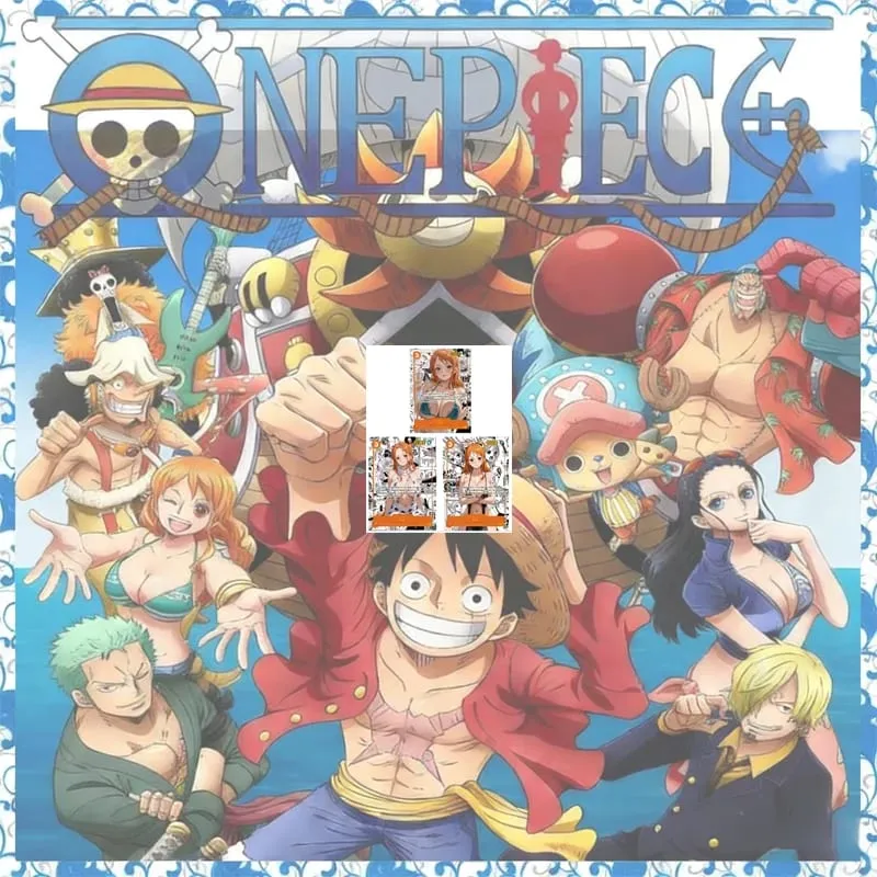 Anime One Piece Diy Color Flash Cards Hancock Perona Nami Robin Yamato Collection Cards Christmas Birthday Gifts Children's Toys — image 11