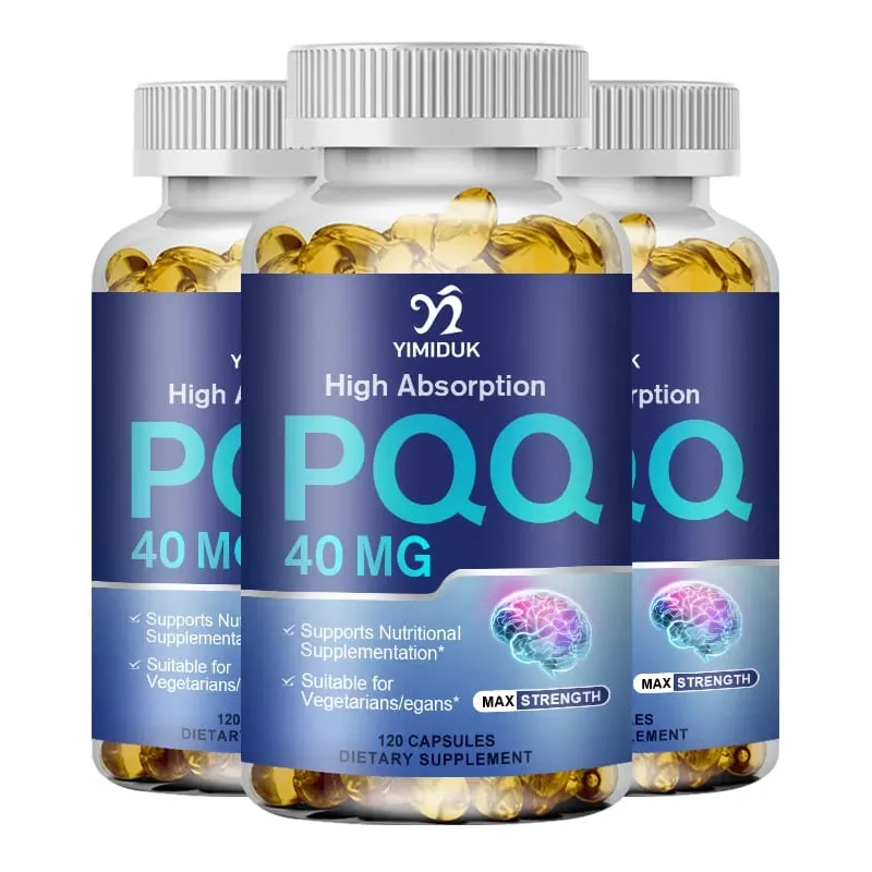 PQQ Capsules 40mg Mitochondrial Biogenesis Support Cell Brain & Heart Health Energy Boost Cognitive Function Antioxidant — image 8