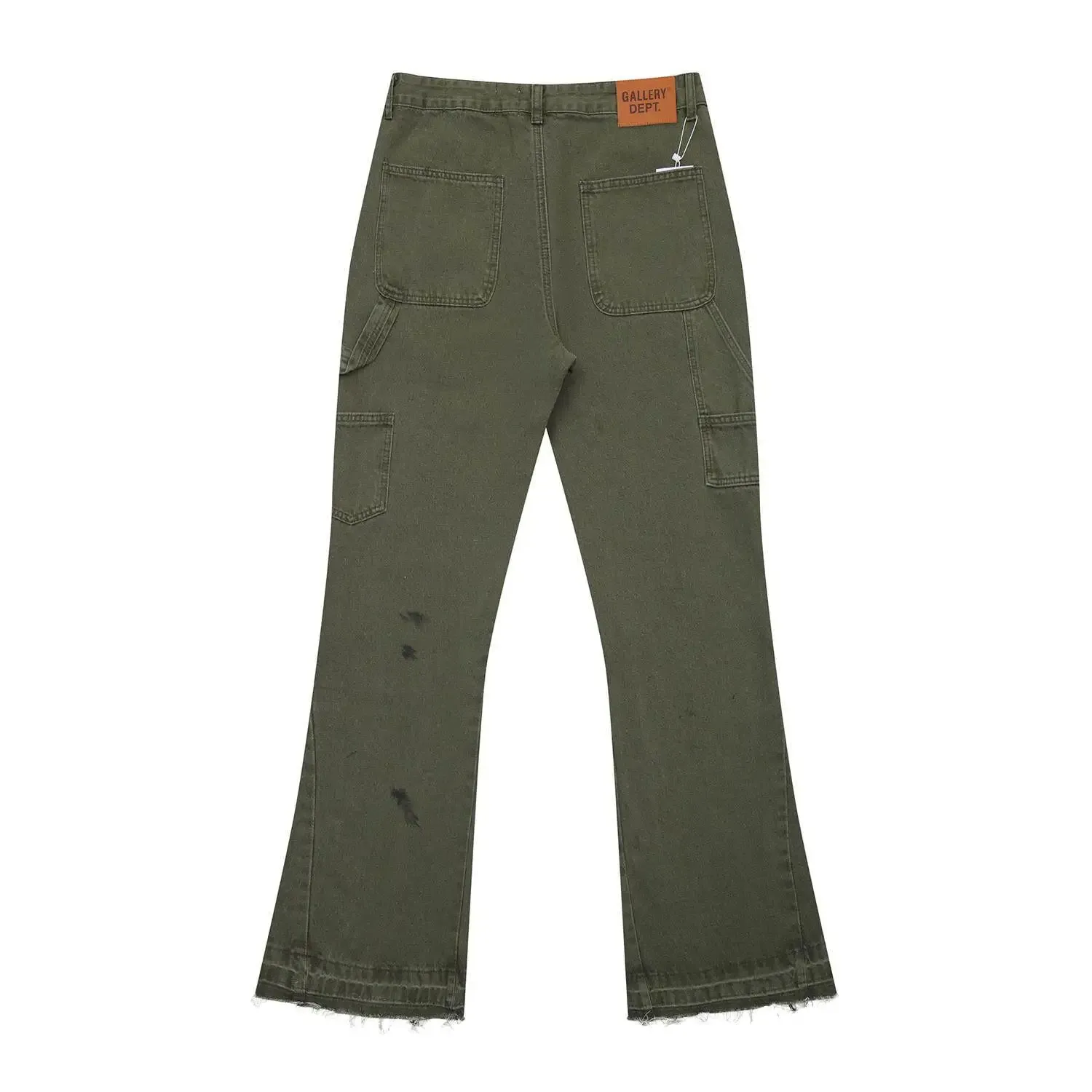 Gallery Dept splash ink splash paint wash splicing micro pull jeans overalls casual pants