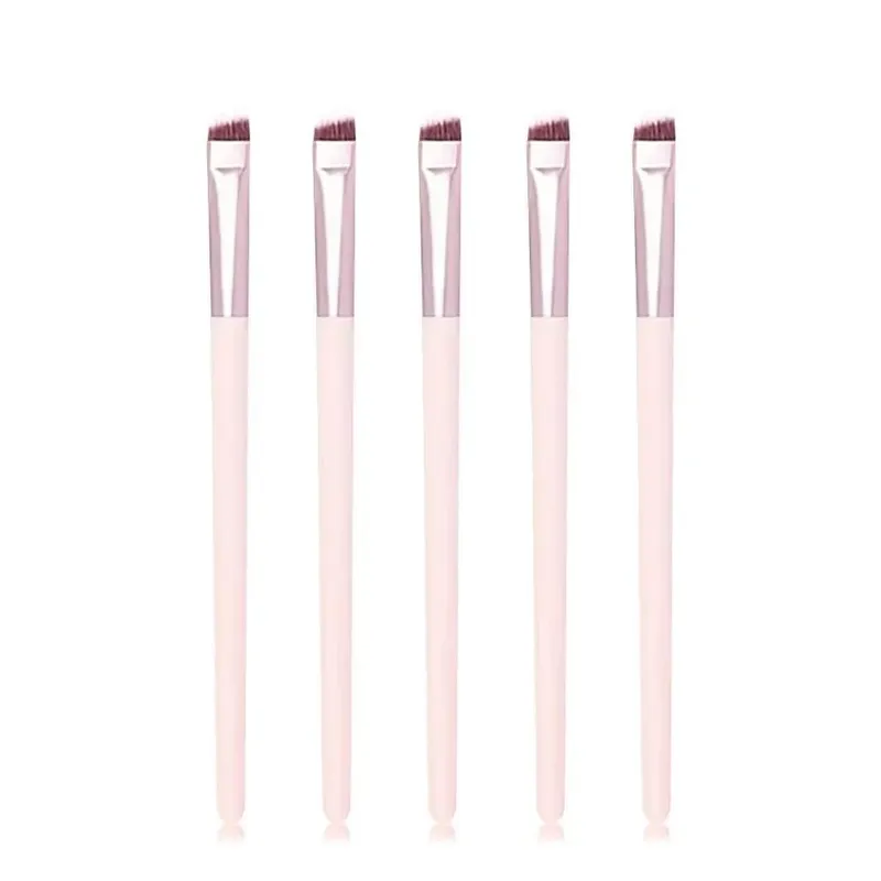 3-teiliges Make-up-Pinsel-Set, Klingen-Eyeliner-Pinsel, feiner schräger Kopf, Augenbrauenpinsel, Umriss, Eyeliner, ultradünner Lidschattenpinsel, Make-up