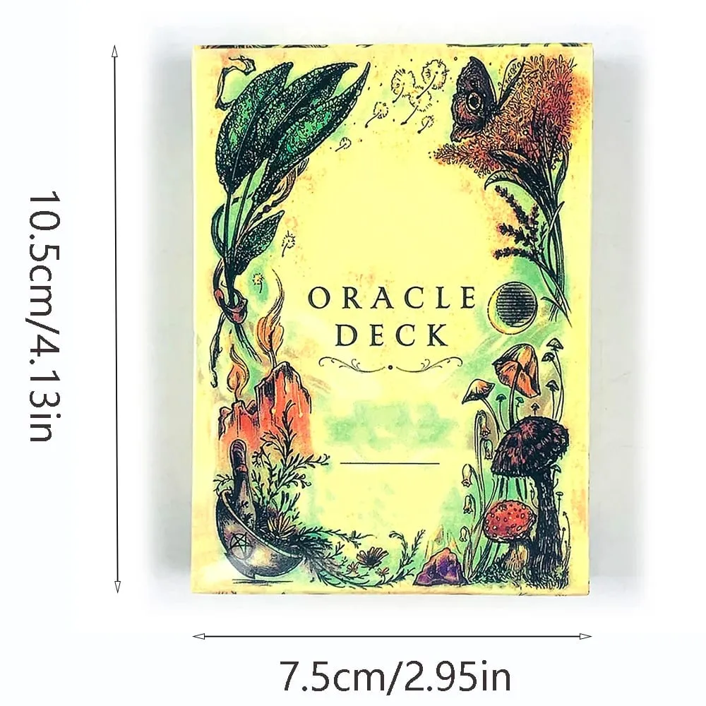 The Green Witch's Oracle Deck Natural Plant Magic Oracle Cards Divination Fortune Telling Card Game Spiritual Reading