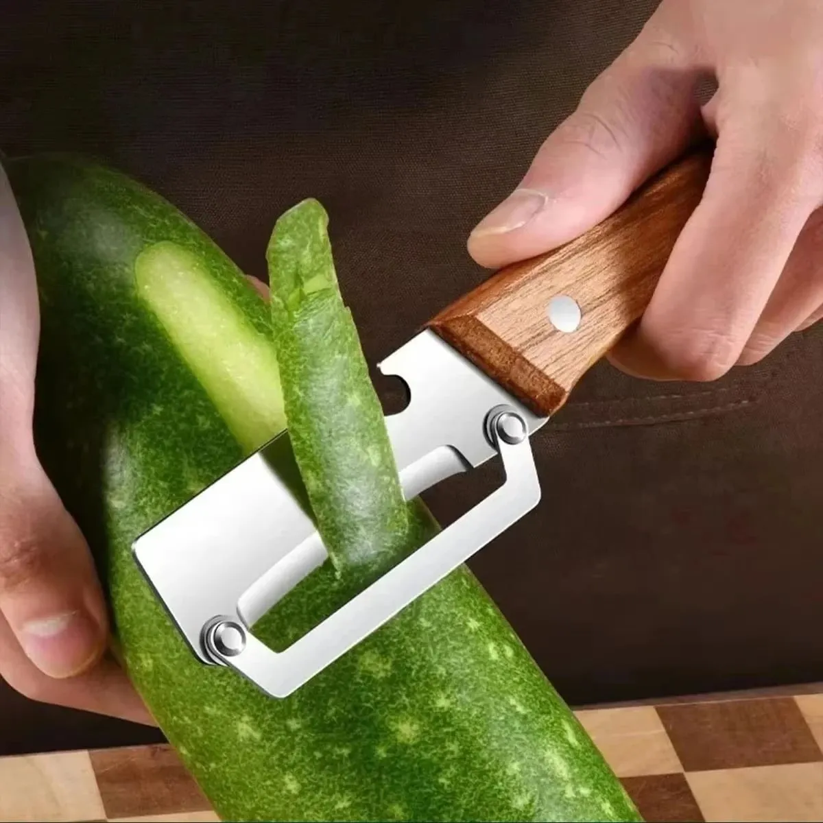 2PC Set Stainless Steel Multifunctional Kitchen Slicer Sharp Cutting Tool For Home Green Onion Cabbage Shredder Vegetable Peeler