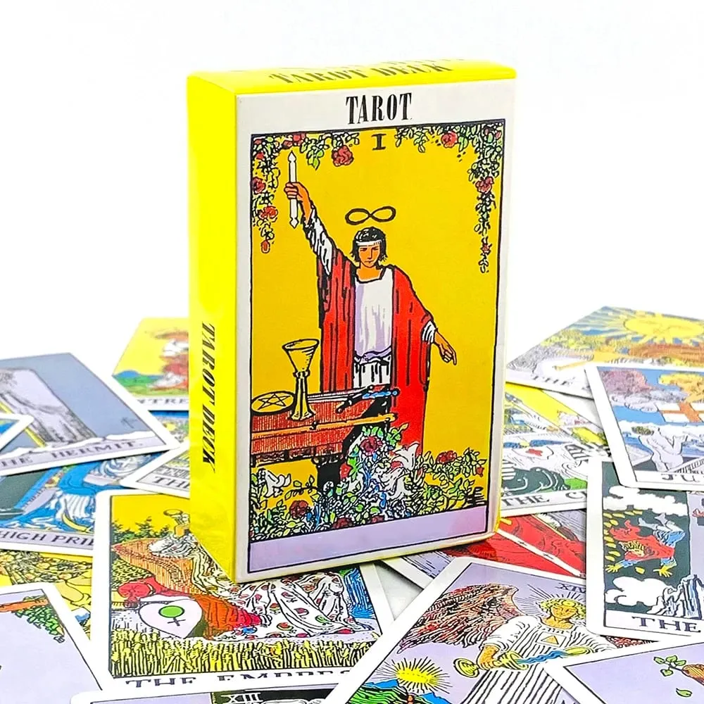 English/Spanish Version Classic The Rider Tarot Card Prediction Divination Board Game Toy Holiday Games Waite Tarot Deck Booklet — image 3