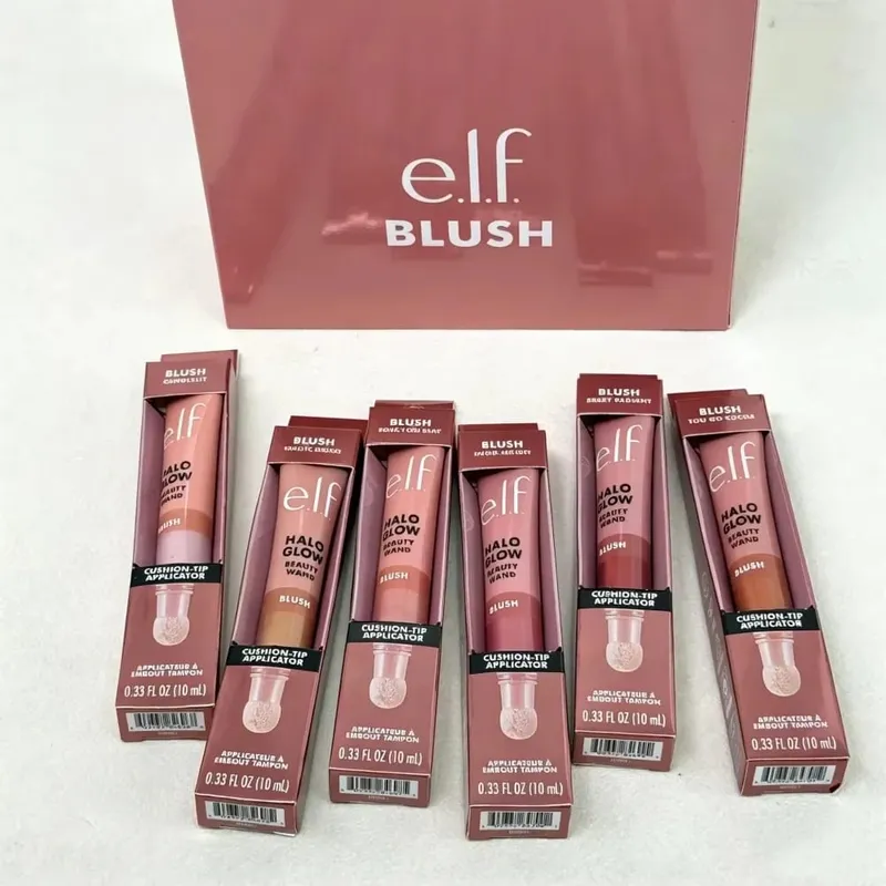 ELF Lip Gloss Natural Shine&Blush Υγρό Αδιάβροχο και Ανθεκτικό στον Ιδρώτα Εύκολα μουτζουρωμένο Ελαφρύ και μακράς διαρκείας μακιγιάζ — image 4