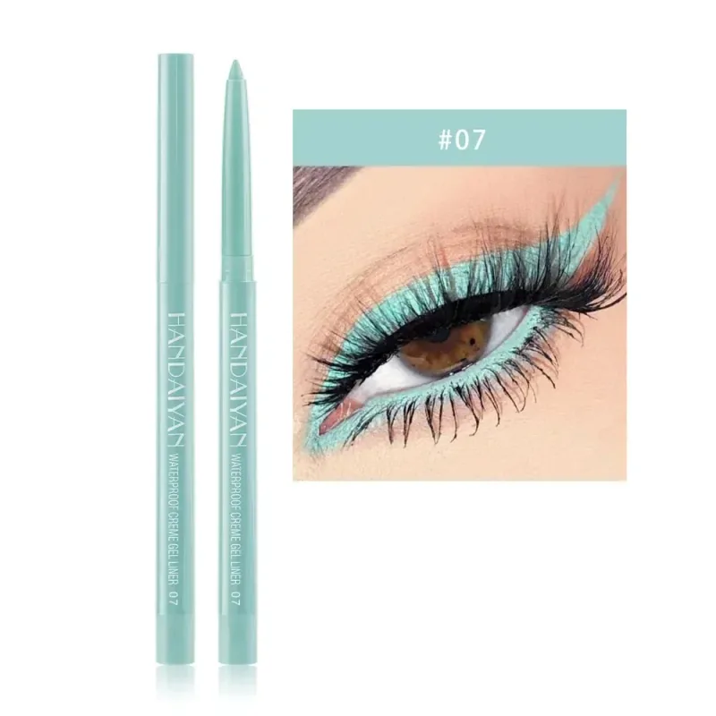 1PC Glitter Shine Eyeliner Gel Pencil Sexy Colorful Long-Lasting Shimmer Makeup Matte Colored Eye Liner Cream Pen Cosmetic Tool