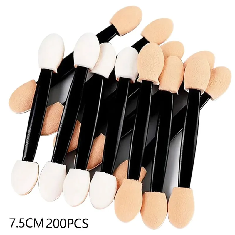 50/200pcs Eyeshadow Applicators Dual Sides Eye Shadow Brush Makeup Sponge Brushes For Girls Cosmetic Tool Beauty Applicators — image 12