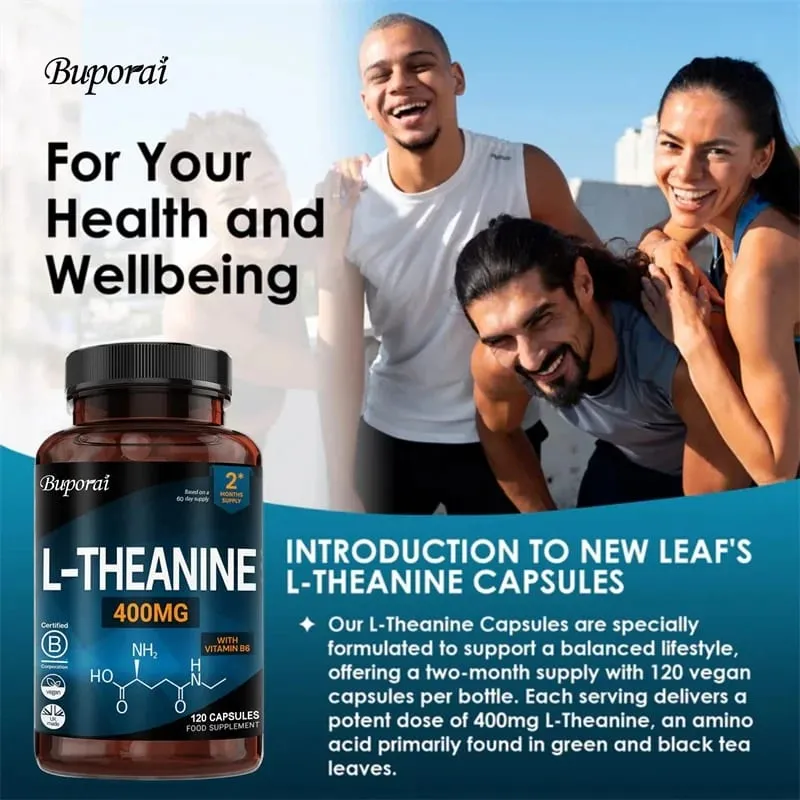 L-Theanine 400MG - Improve Mood and Reduce Anxiety Enhancing Concentration and Cognitive Function — image 6