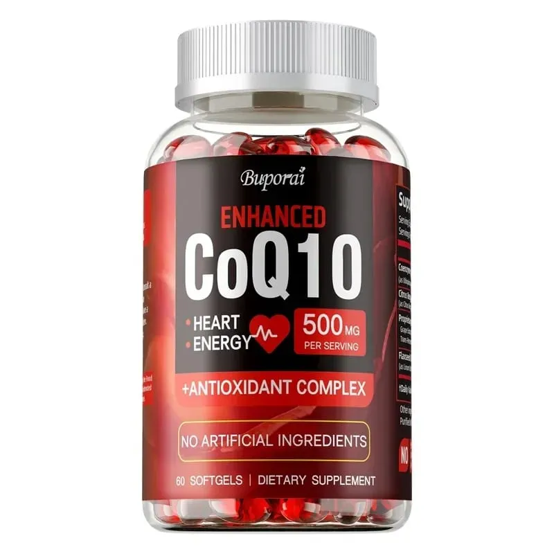 CoQ10 Supplement - Super Absorption Antioxidant Good for Heart Health and Energy Production Coenzyme Q10 Vitamin