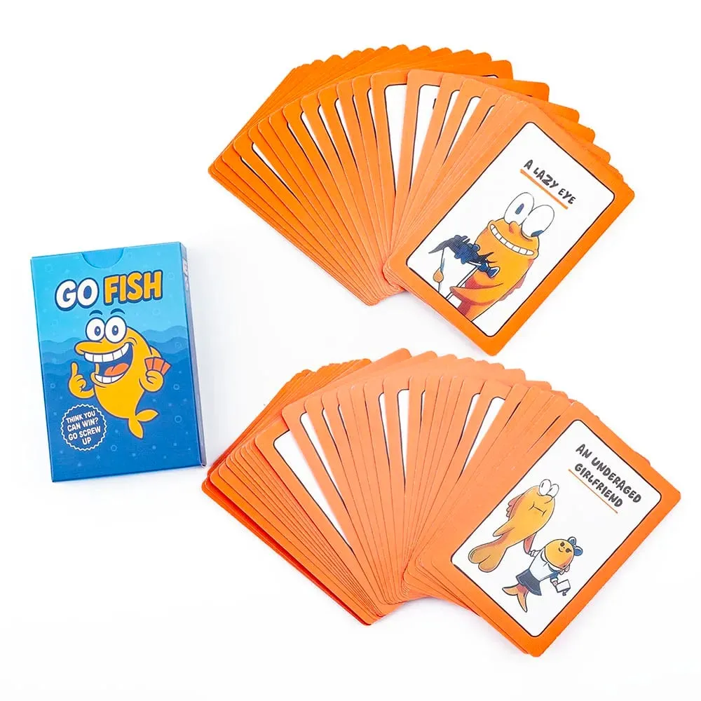 Go Fish Card Game With A Twist Hilarious Gag Gift Fun Family Interaction Party Game for Friends Adults Play Board Games — image 6