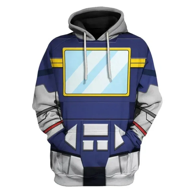 Bandai Brand's New 2026 Autumn-winter Collection Features A Stylish Cosplayer Men's Hooded Sweatshirt Inspired By Transformers
