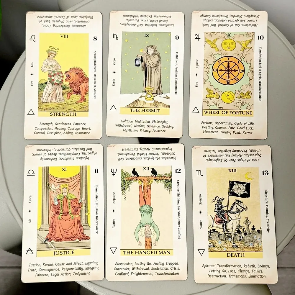 Before Tarot Deck 78 Pcs Tarot Cards 10.3*6cm One Moment Before with Keywords — image 5