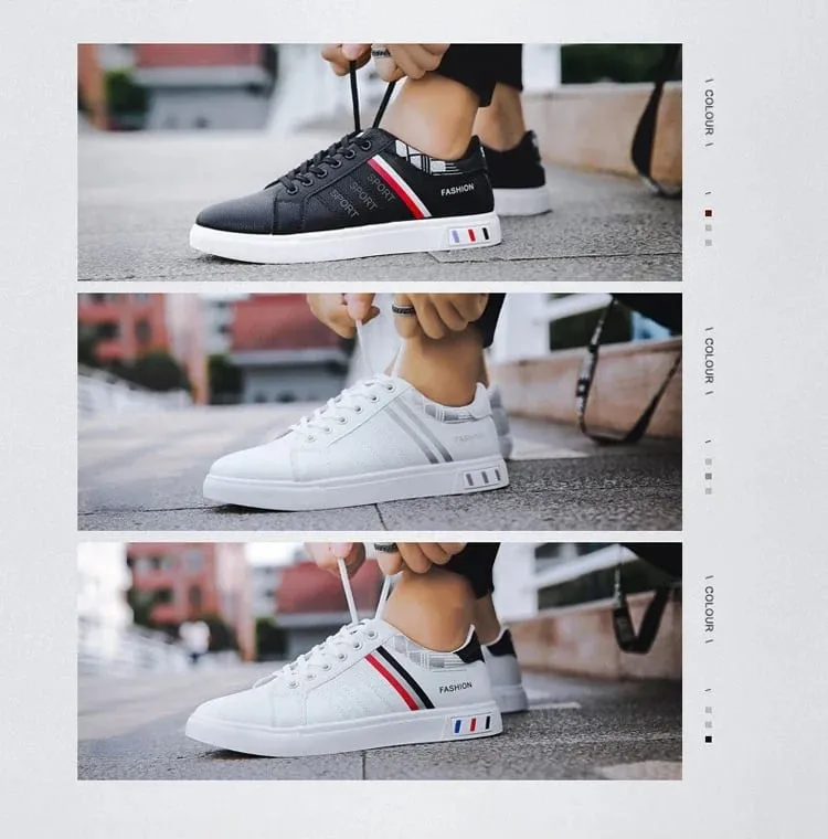 Summer Men Sneakers Casual Vulcanized Shoes Lightweight Breathable Flat White Luxury Shoes for Men Tenis Shoes Tênis Masculino — image 8