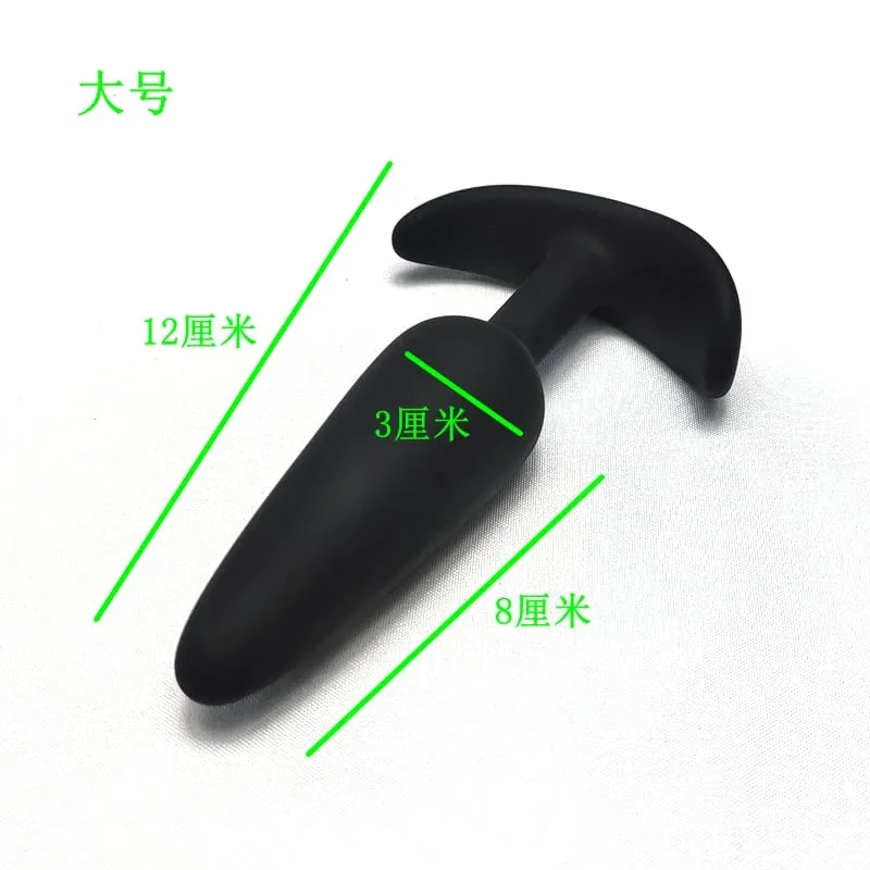 Plug Anal en forme de T en Silicone souple, 3 tailles, stimulateur Anal, jouets sexuels anaux pour hommes/femmes, masseur de Prostate, entraîneur