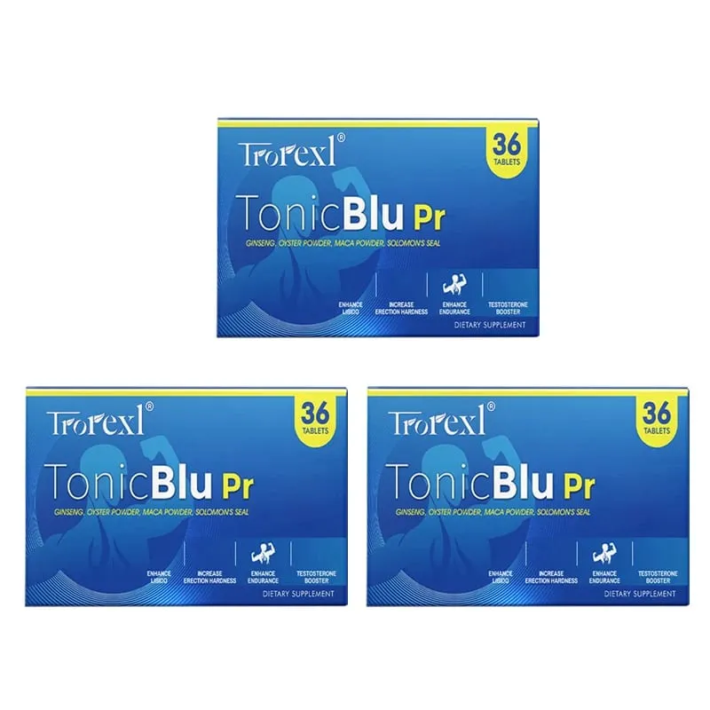 Trorexl-TonicBlu Pro - Kék tabletta a Rock-Hard Energy Volume Booster természetes osztriga ginzenghez a legjobb előnyökért — image 9