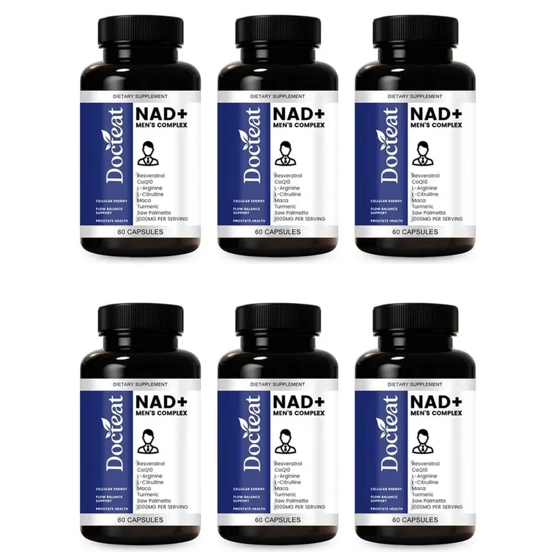 Docteat NAD+ Men's Complex Capsules for Daily Energy Metabolism and Circulatory Support Male Vitality Balance 60 Capsules — image 12