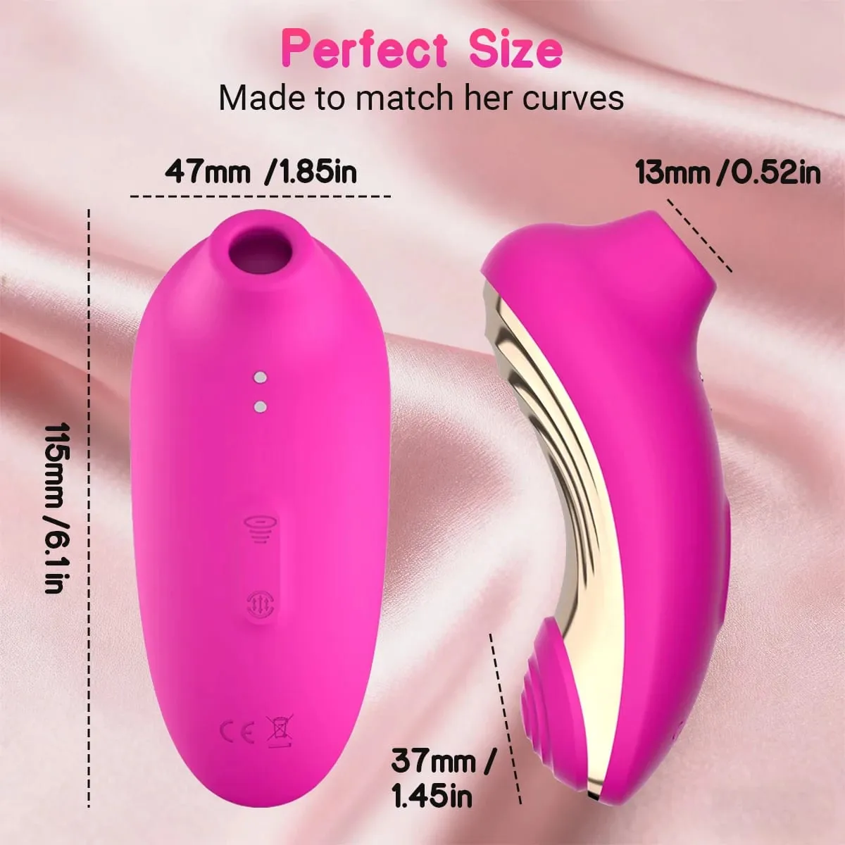 16 Sucking Vibrator Modes Female Clit Nipple Oral Vacuum Stimulator Masturbator Massager Sex Toy for Adults Sex Blowing Sex Toys — image 6