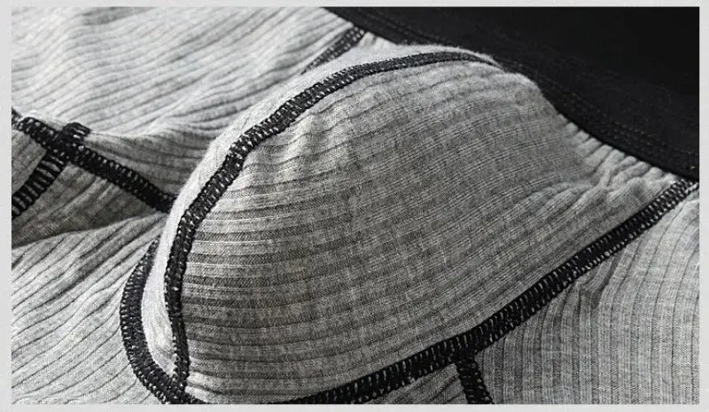 Erkek İç Giyim Kişiselleştirilmiş Tasarım Düşük Bel Boksörler Paketi Nefes Alabilir Tek Katmanlı U Dışbükey Kese Boxershorts Erkekler — image 5