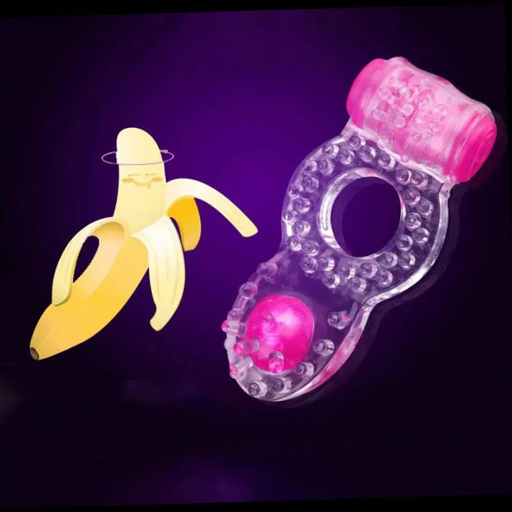 Triple Couples Dual Pleasure delay Ring Vibrating Ring clit stimulator mas mahabang erections matinding ejaculations Mga Laruan ng Sex para sa lalaki