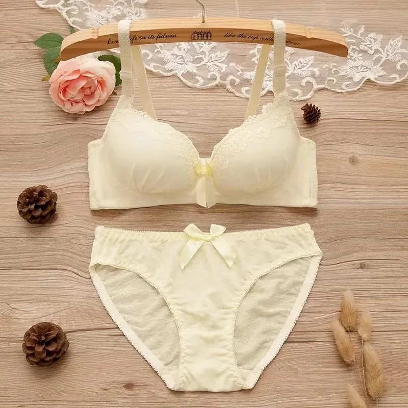 6 set Push Up Bra Sets Padded Intimates Lace Thongs Underwear For Women Lingerie Female Underwear Bra Sets — image 4