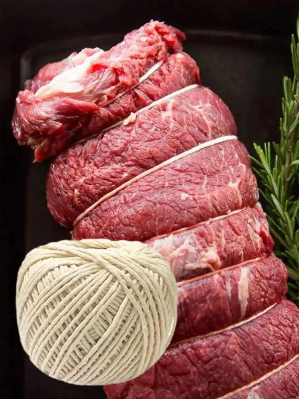 1/2/3/4/5/10/20PCS Cooking Tools Butcher's Cotton Twine Meat Prep Trussing Turkey Barbecue Strings Meat Sausage Tie Rope Cord — image 6