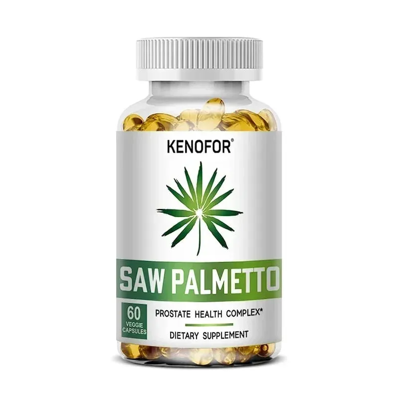 Saw Palmetto Extract Capsules Prostate Health Supplement Hair Growth for Mens Help Normal Urination Frequency — image 10