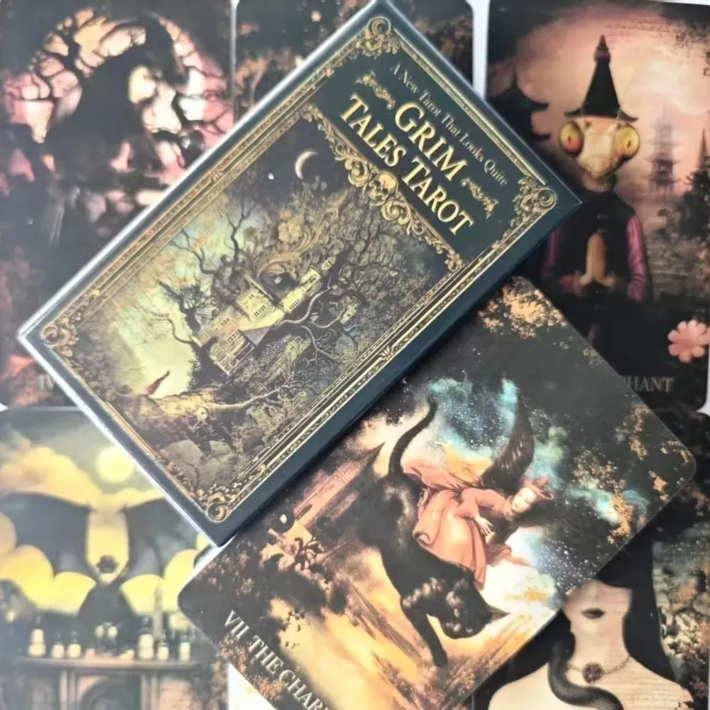 Grim Tales Tarot Deck - 10.3*6cm 78-Card RWS Gothic Fairy Tale Cards for Shadow Work Dark Fantasy Illustrated — image 3