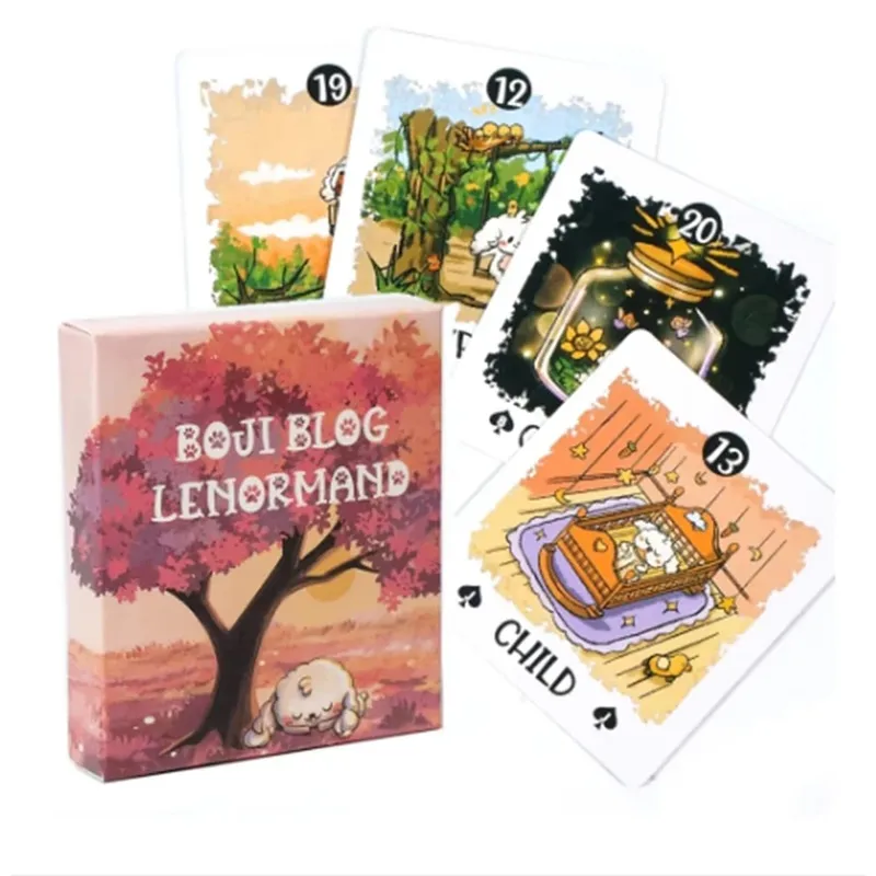 Boji Blog Lenormand Deck A jornada de um coelho pelo destino Para amantes de tarô