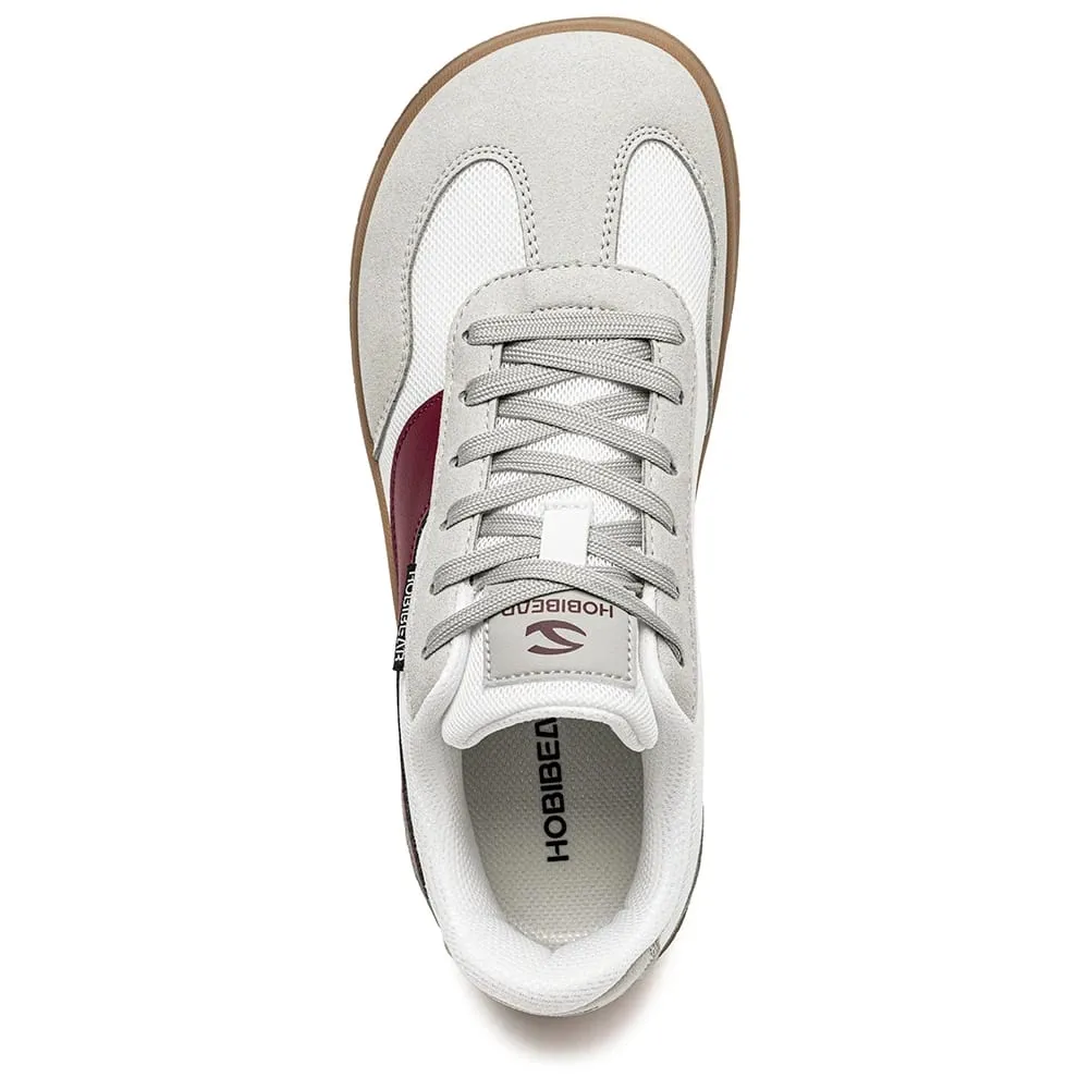 Sapatos descalços largos das mulheres dos homens zero gota tênis minimalistas malha de couro artificial retro sapatos de caminhada