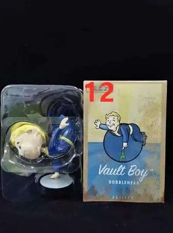 Anime Bobblehead Cute Vault Boy Full Set Action Figure Toys Collection Model Doll Desktop Ornament Display Boy Gifts