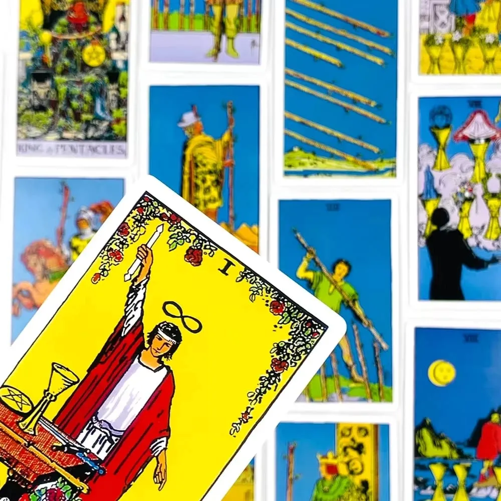 Tarot Oracle Divination Edition Borad Playing Games with English/Spanish Family Entertainment Board Game Fate Card Christmas