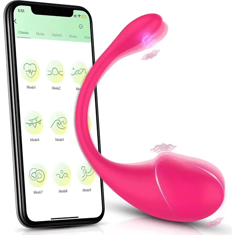 Wearable Women Egg Vibrator Wireless App Control G Spot Vaginal Stimulator Anal Vibrating Massager Sex Toy for Couples