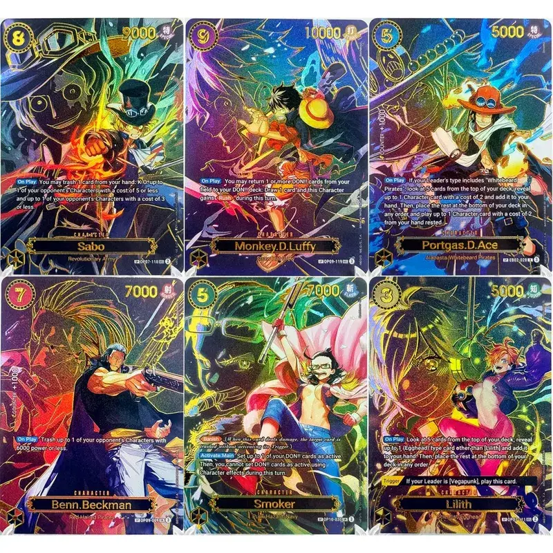 Full Set One Piece Card Game SP Rare Card Complete Collection High Quality DIY Replica Anime Foil Proxy Card [English/Japanese]