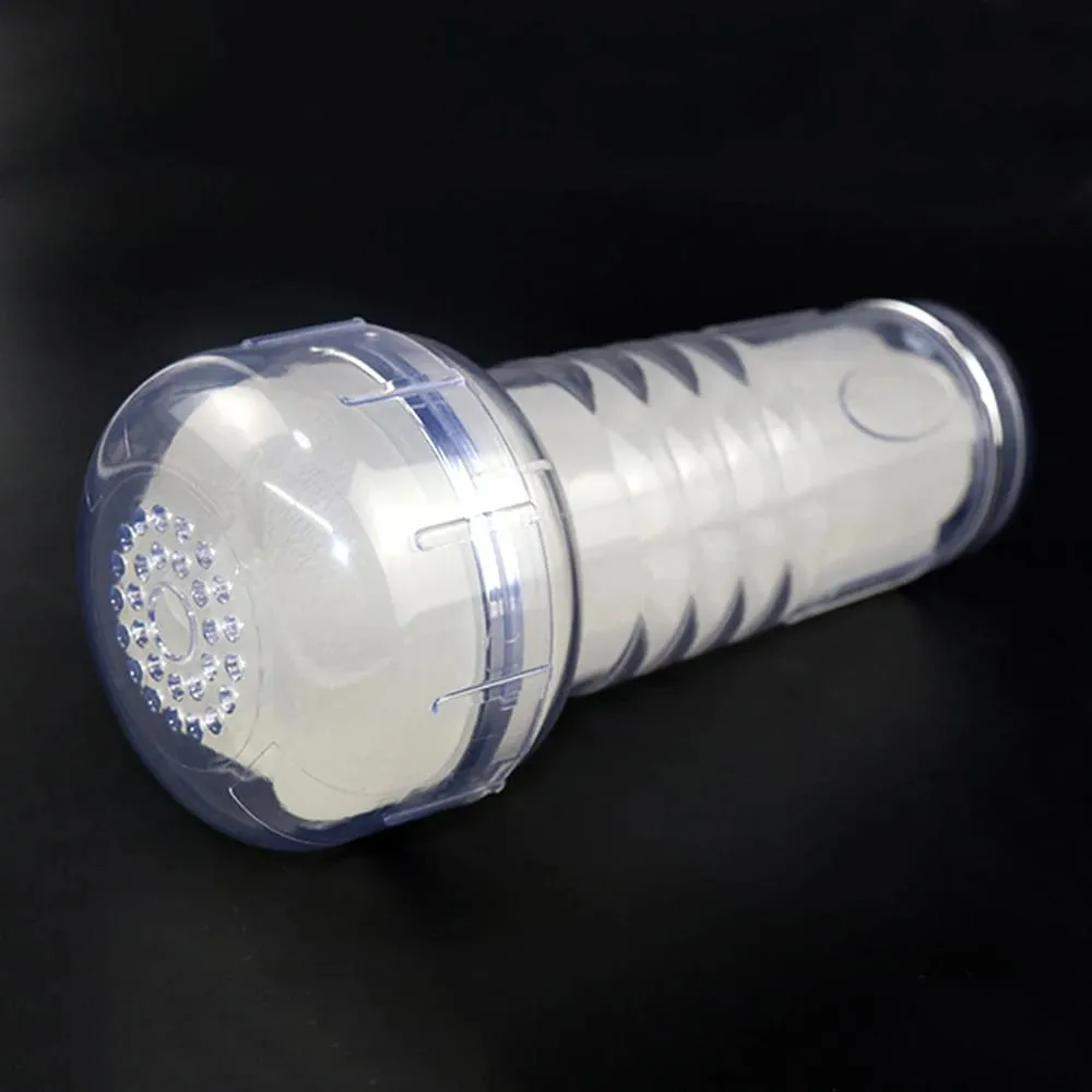 Transparent Cup Artifical Vaginal Real Pussy For Men Penis Exerciser Medical Penis Pump Cock Enlarger Sex Toys Male Masturbator