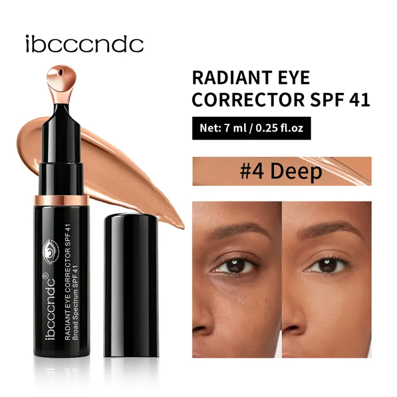 SPF 41 Eye Corrector Concealer Hydrating Suncreen Concealer Under Eye Color Corrector Dark Circles Eye Cream Woman Makeup — image 9