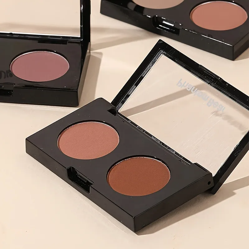 Phantom Bear Mini Dual Finish Eyeshadow Multi Shades for Daily Party Smoky Eye Makeup