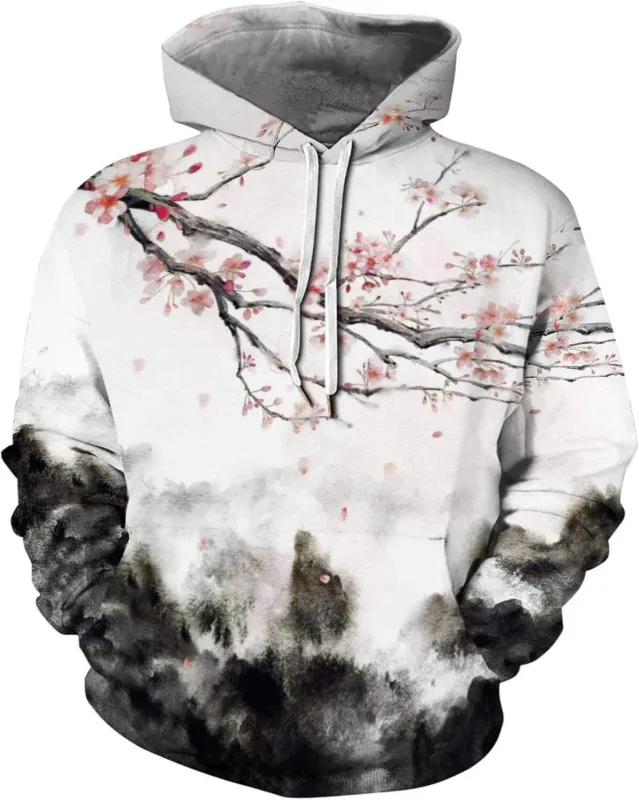 Mens Graphic Hoodies Unisex Novelty Print Hoodie, 3D Pattern Pullover Sweatshirt With Pocket, Long Sleeve Warm Graphic Hoodie Me — image 14