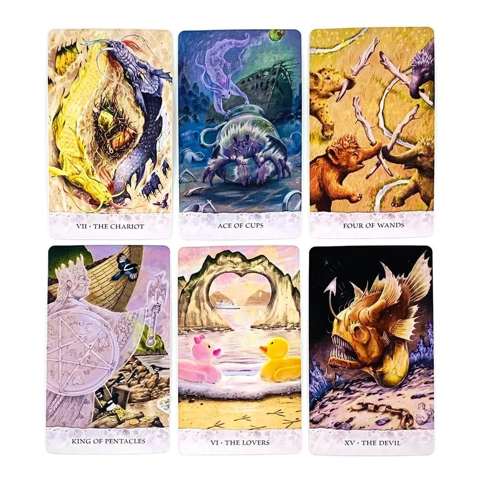 Tarot of Tides Game Cards 78 Card Whimsical Ocean Tarot Deck Bob Duck Adventure Theme Perfect for Divination & Gift Giving — image 4