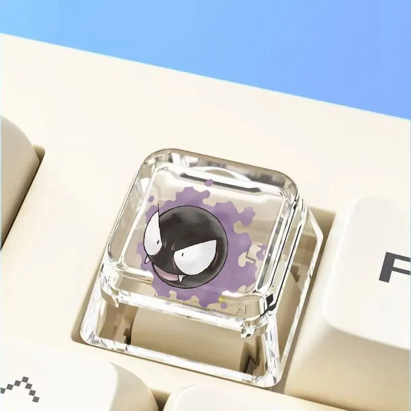 Cross mechanical keyboard personalized anime keycap single Charmeleon Blastoise Eevee transparent cartoon keycap