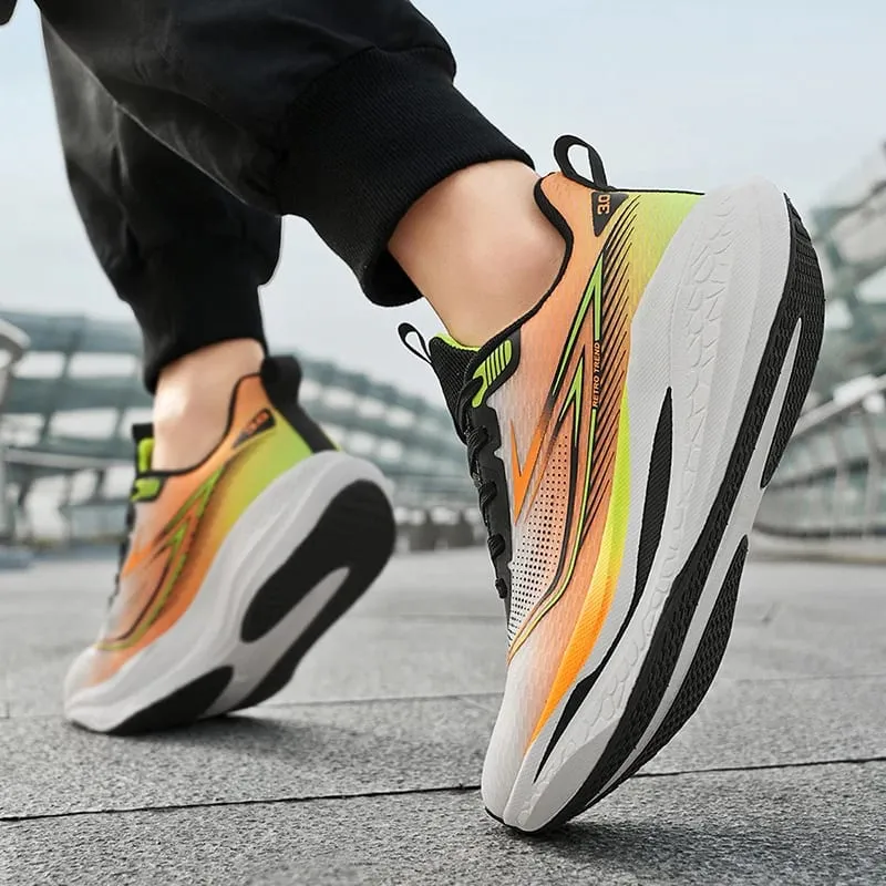 Running Shoes Men Carbon Board Speciality Marathon Men's Sports Breathabe Sneakers Comfortable Athletic Nonskid Shoes For Women — image 6