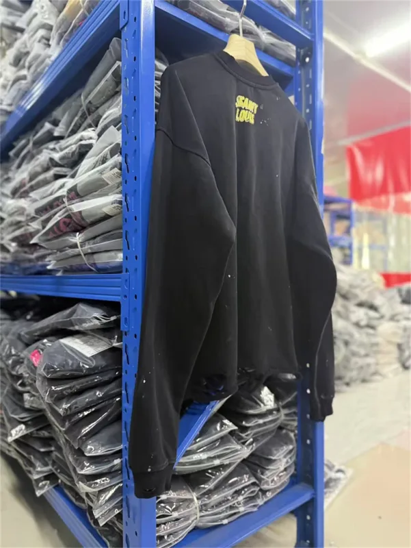 Autumn Winter New Saint Graffiti Print Vintage Washed High Street Casual Loose Cotton Versatile Hoodie Trendy Sports Top Men — image 18