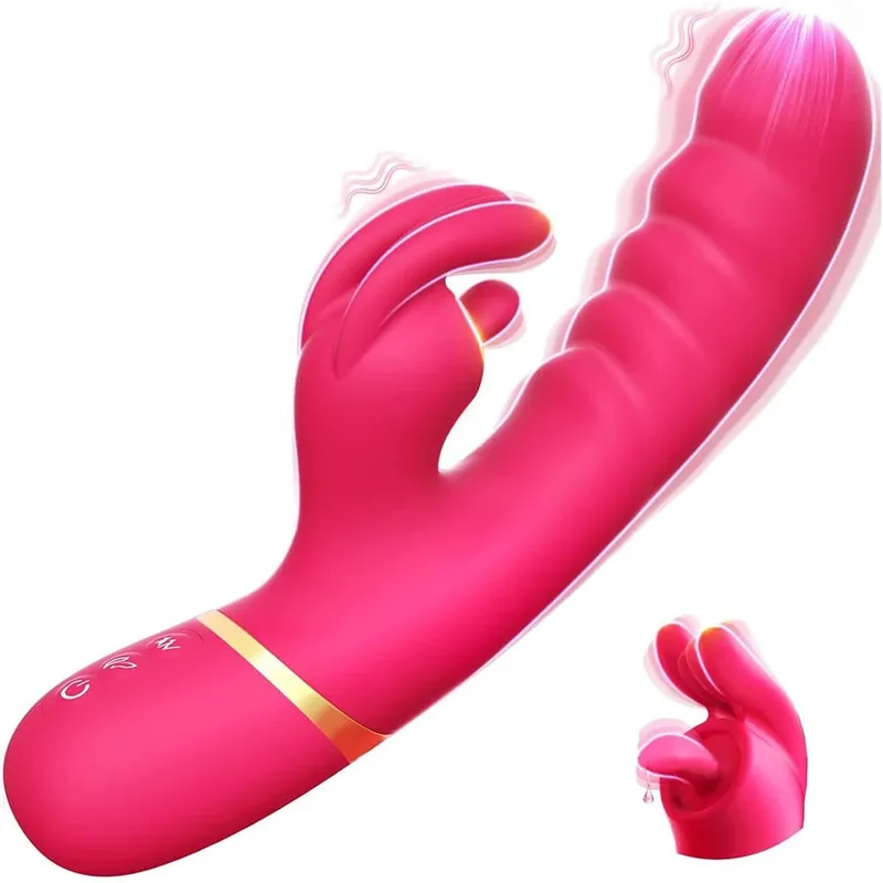 Rabbit Vibrator for Women Vagina G-Spot Vibrator Clitoris Stimulator Female Masturbation Adult Goods Sex Toy for Women — image 1